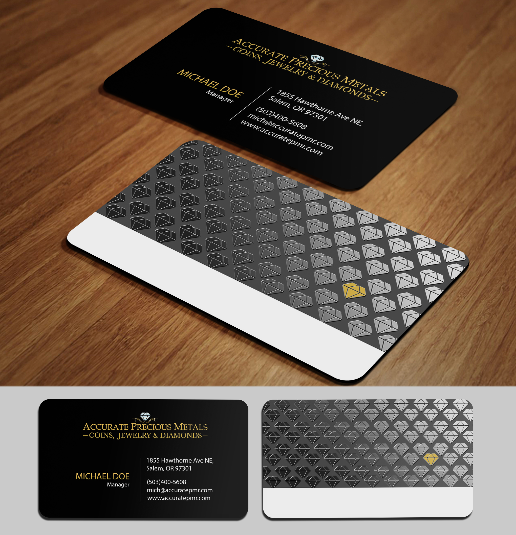 Business Card Design by acgrapix for Accurate Precous Metals Refineries | Design #28496558