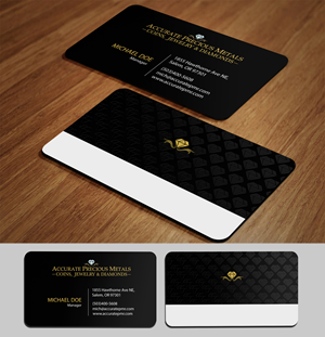 Diseño de Tarjeta de Presentación por acgrapix para Accurate Precous Metals Refineries | Diseño #28496568