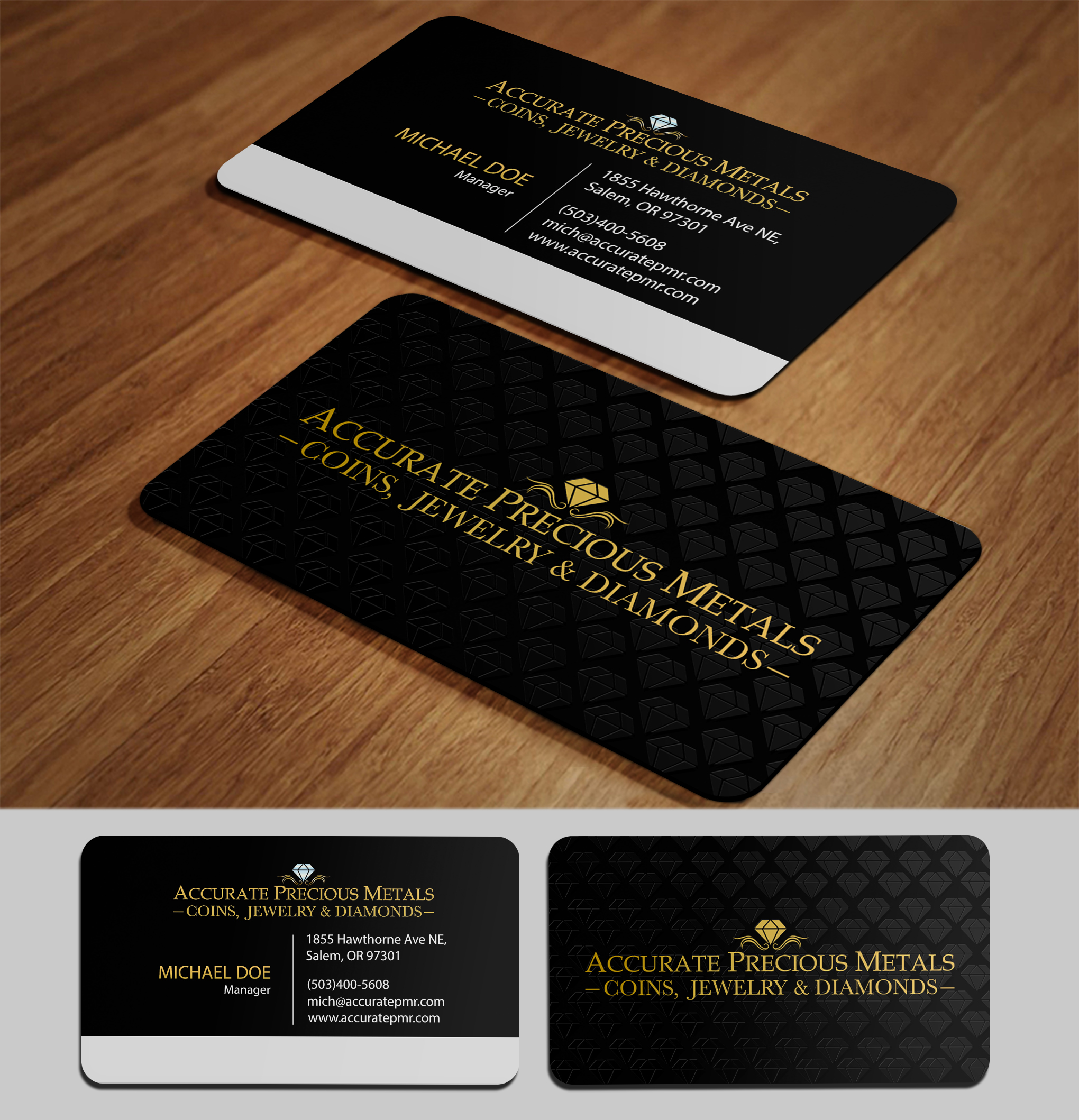 Diseño de Tarjeta de Presentación por acgrapix para Accurate Precous Metals Refineries | Diseño #28498985