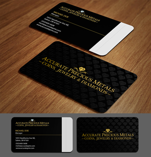 Diseño de Tarjeta de Presentación por acgrapix para Accurate Precous Metals Refineries | Diseño: #28508903