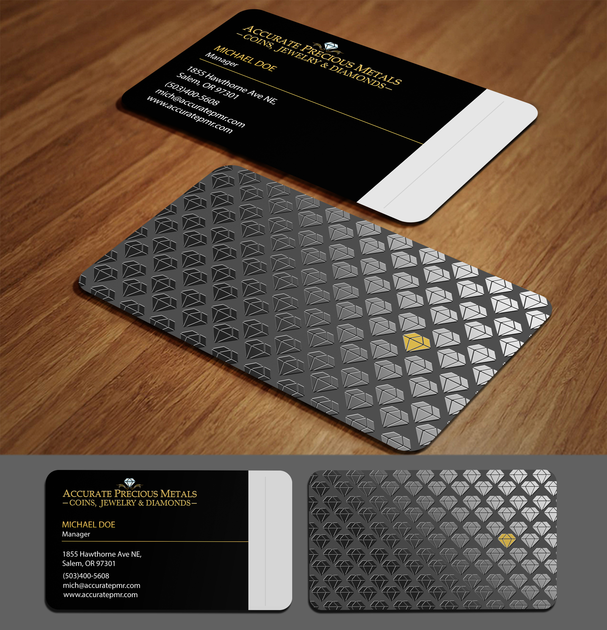 Business Card Design by acgrapix for Accurate Precous Metals Refineries | Design #28508917