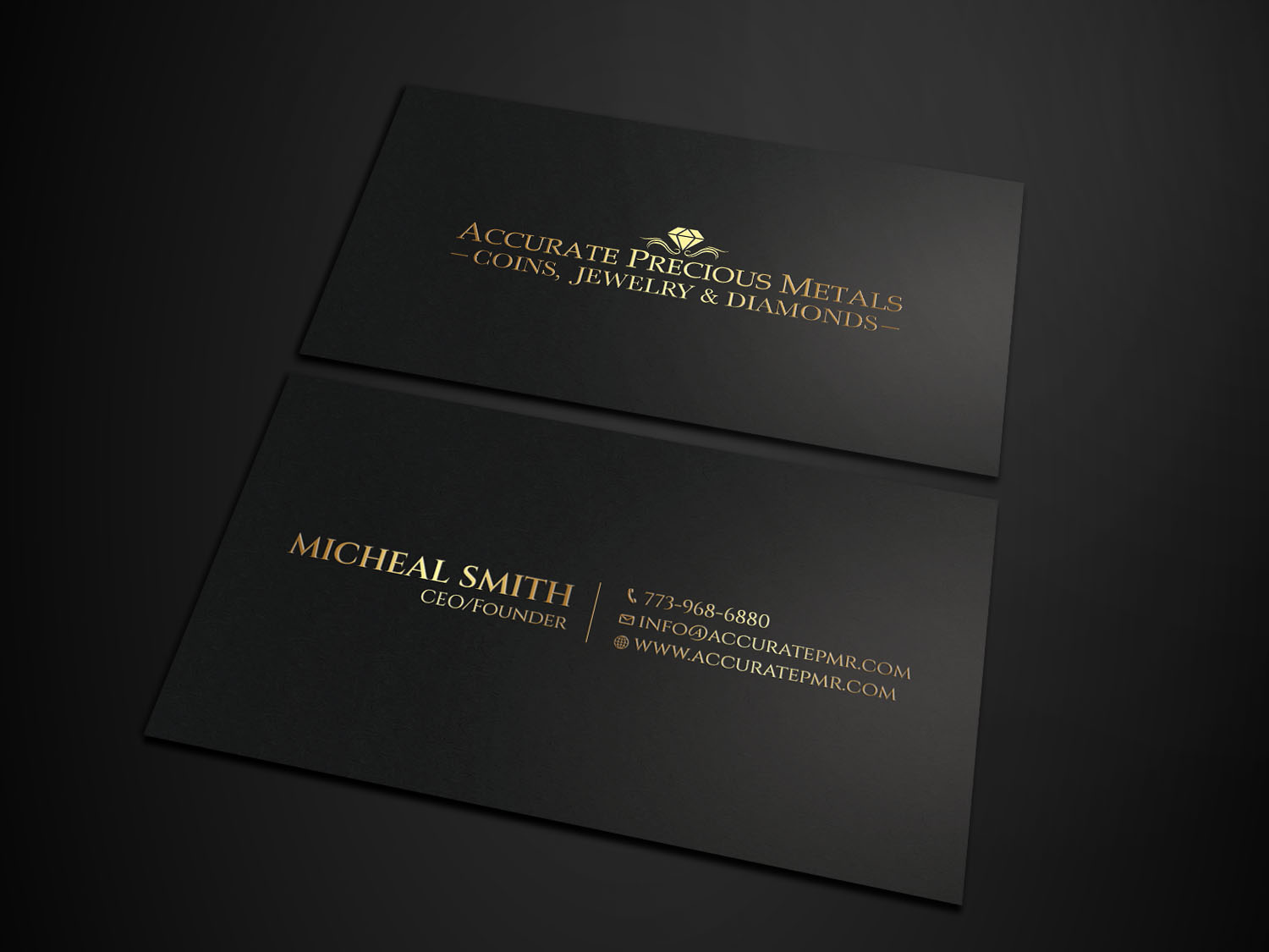 Business Card Design by RENEXIT for Accurate Precous Metals Refineries | Design #28488048