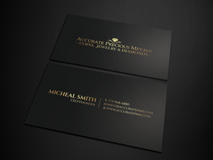 Business Card Design by RENEXIT for Accurate Precous Metals Refineries | Design: #28488048