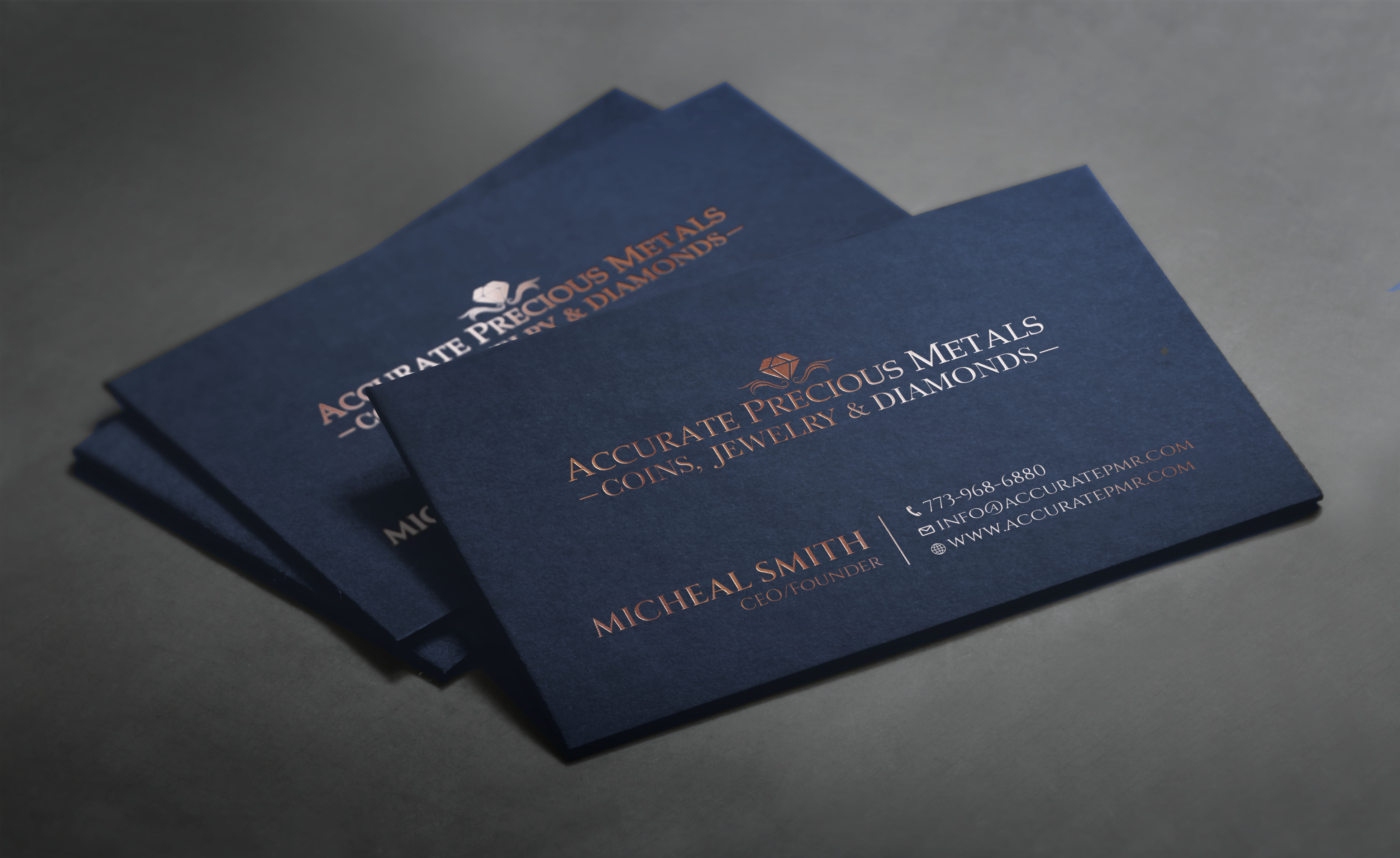 Business Card Design by RENEXIT for Accurate Precous Metals Refineries | Design #28488049