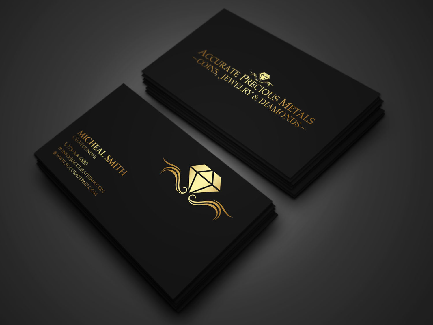 Business Card Design by RENEXIT for Accurate Precous Metals Refineries | Design #28488076