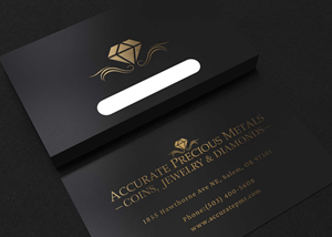 Business Card Design by Creative Moon Design for Accurate Precous Metals Refineries | Design: #28490787