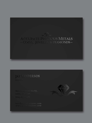 Diseño de Tarjeta de Presentación por Designer Mamun para Accurate Precous Metals Refineries | Diseño #28496085