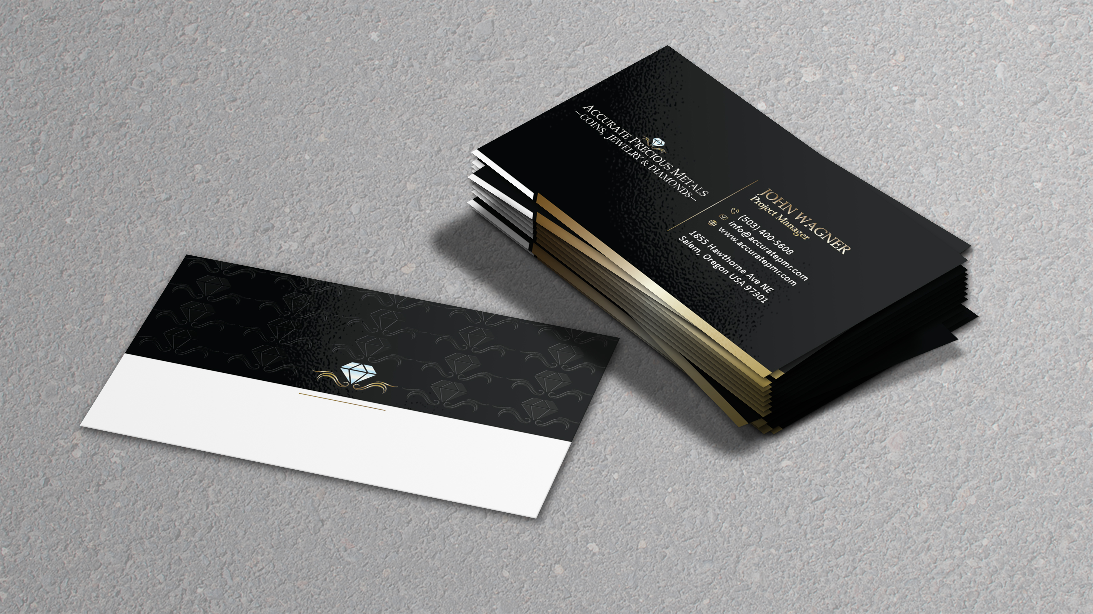 Design de Carte de Visite par Verified artistry (Design garden) pour Accurate Precous Metals Refineries | Design #28482719