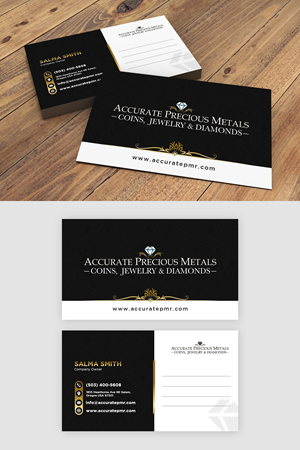 Visitenkarten-Design von debdesign für Accurate Precous Metals Refineries | Design: #28476030