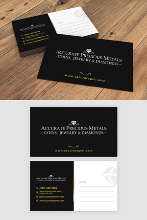 Business Card Design by debdesign for Accurate Precous Metals Refineries | Design: #28486821