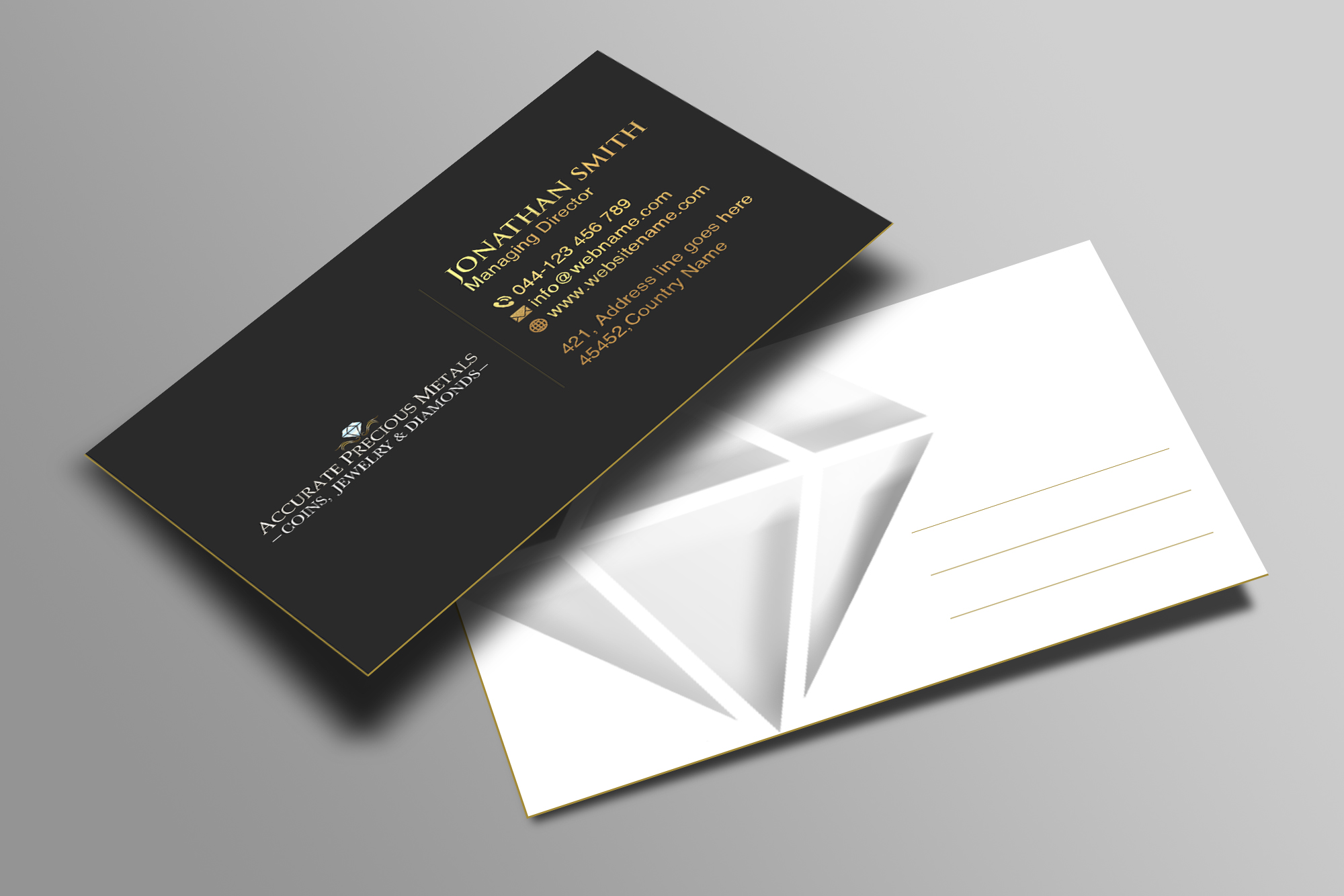 Business Card Design by Creations Box 2015 for Accurate Precous Metals Refineries | Design #28477796