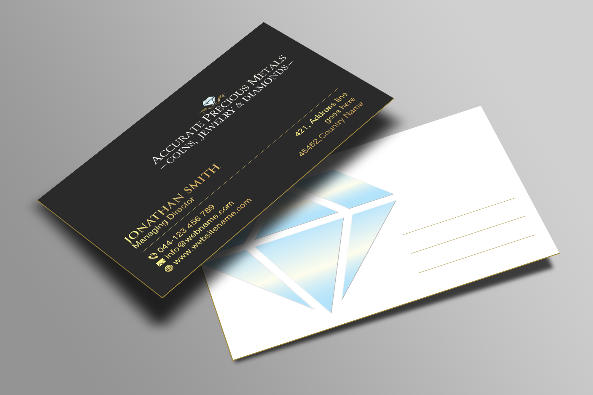 Business Card Design by Creations Box 2015 for Accurate Precous Metals Refineries | Design #28477797