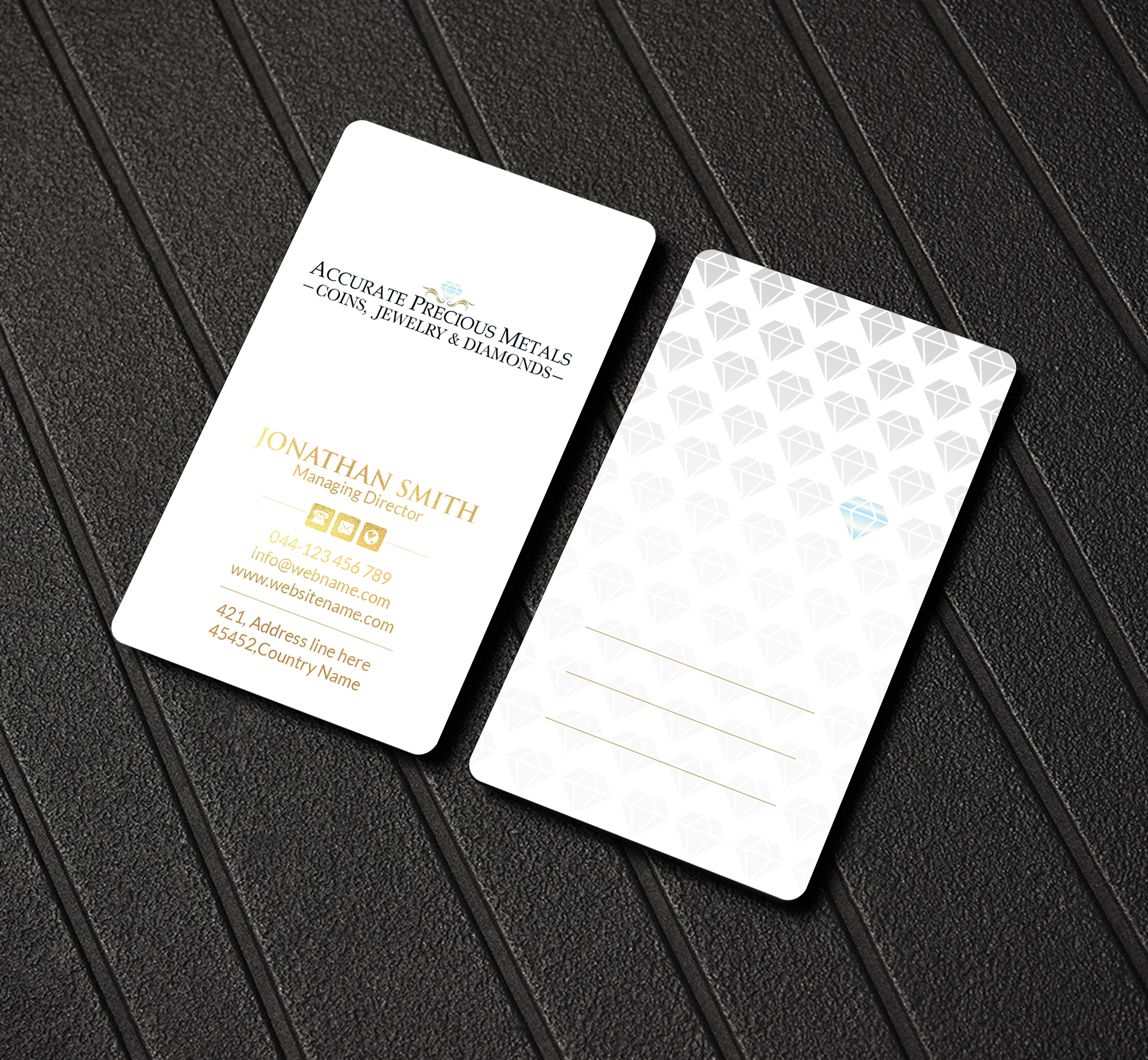 Business Card Design by Creations Box 2015 for Accurate Precous Metals Refineries | Design #28477798