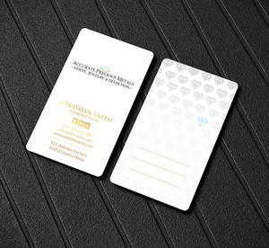 Business Card Design by Creations Box 2015 for Accurate Precous Metals Refineries | Design: #28477798