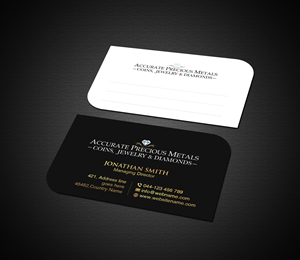 Business Card Design by Creations Box 2015 for Accurate Precous Metals Refineries | Design: #28486566