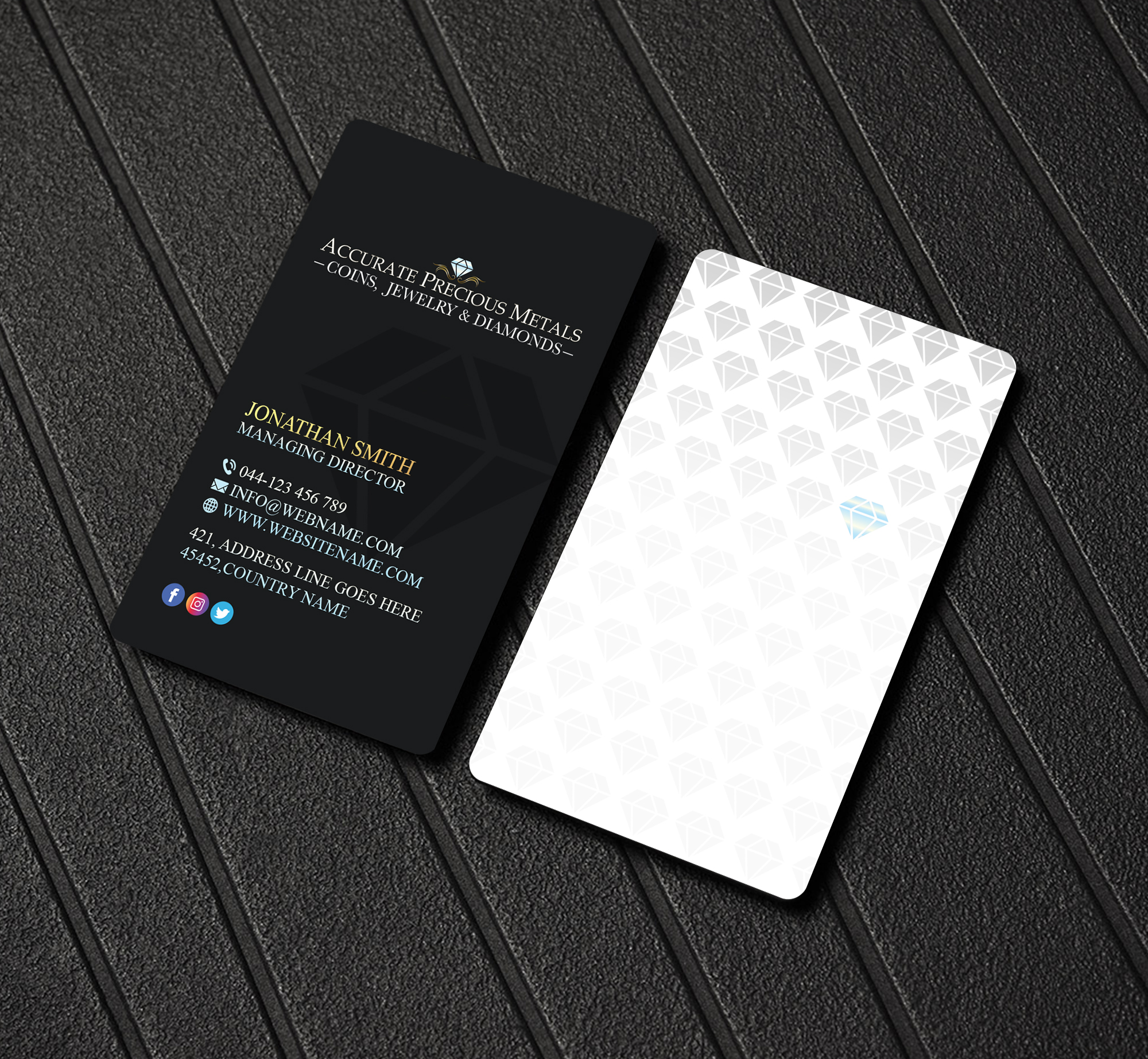 Business Card Design by Creations Box 2015 for Accurate Precous Metals Refineries | Design #28501099