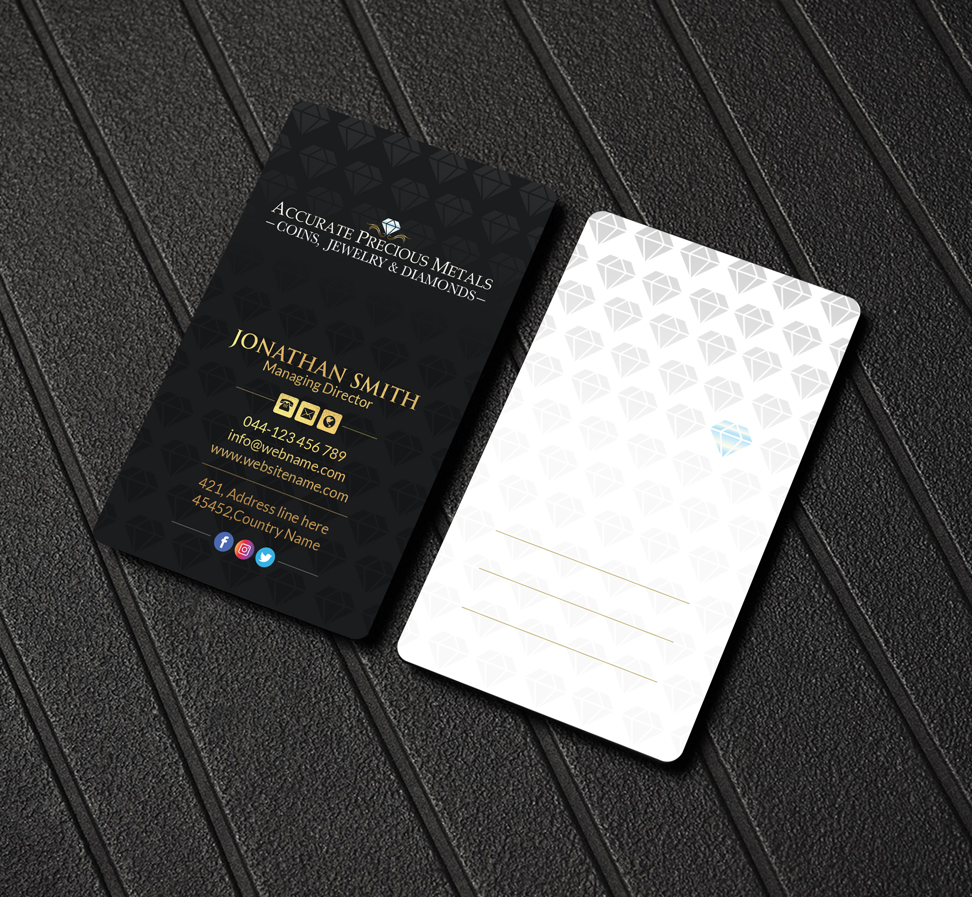 Business Card Design by Creations Box 2015 for Accurate Precous Metals Refineries | Design #28501100