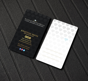 Business Card Design by Creations Box 2015 for Accurate Precous Metals Refineries | Design: #28501100