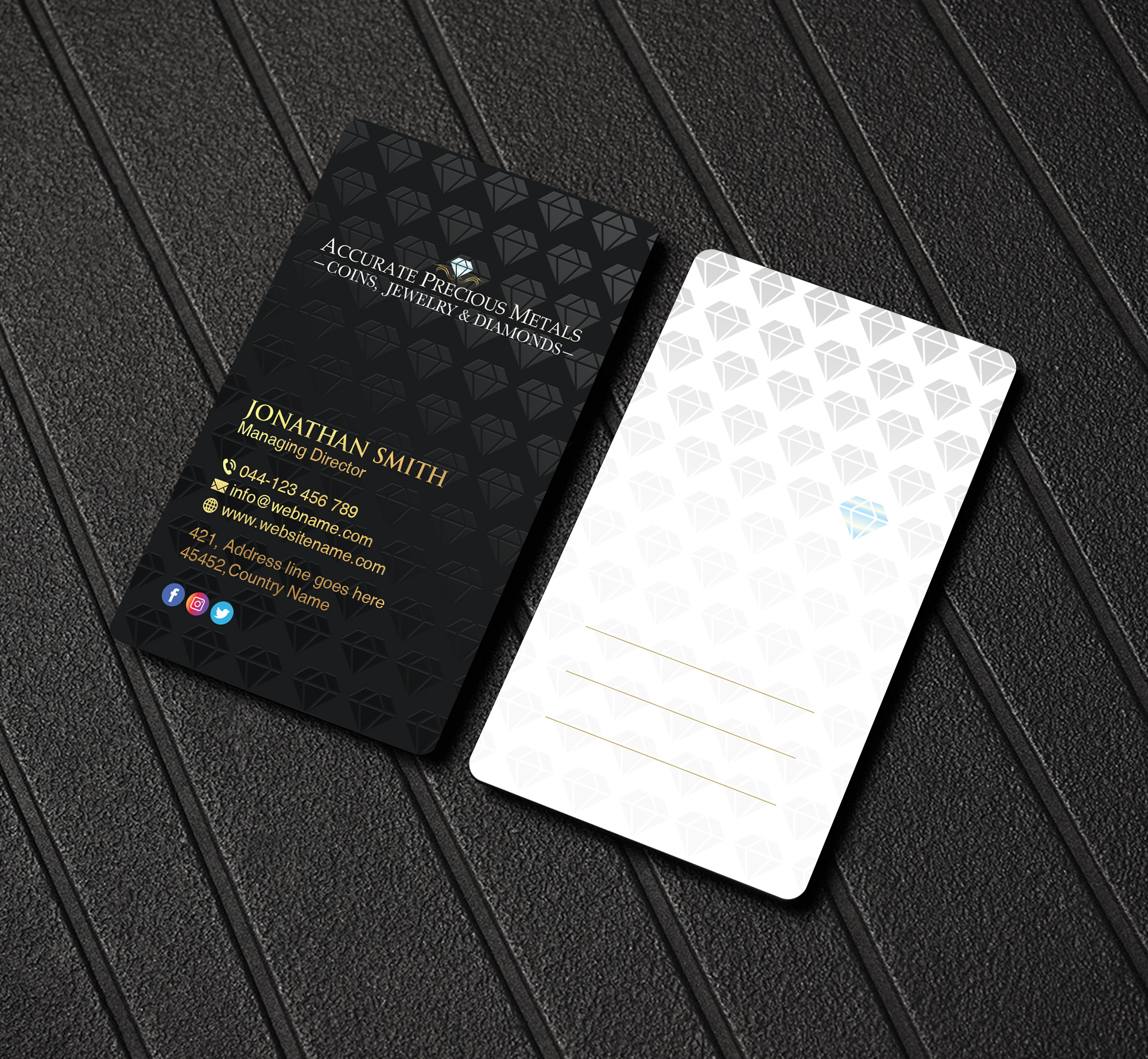 Business Card Design by Creations Box 2015 for Accurate Precous Metals Refineries | Design #28501102