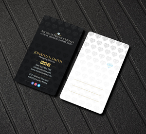 Business Card Design by Creations Box 2015 for Accurate Precous Metals Refineries | Design: #28501103