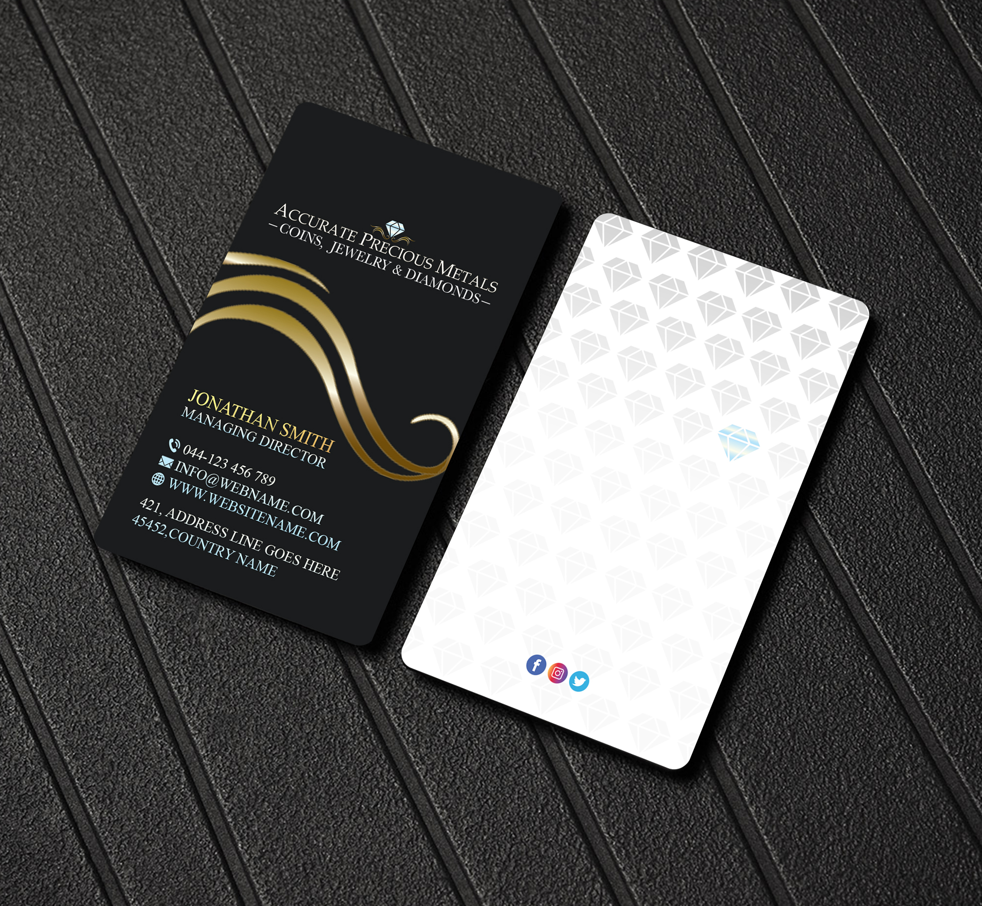 Design de Carte de Visite par Creations Box 2015 pour Accurate Precous Metals Refineries | Design #28501105