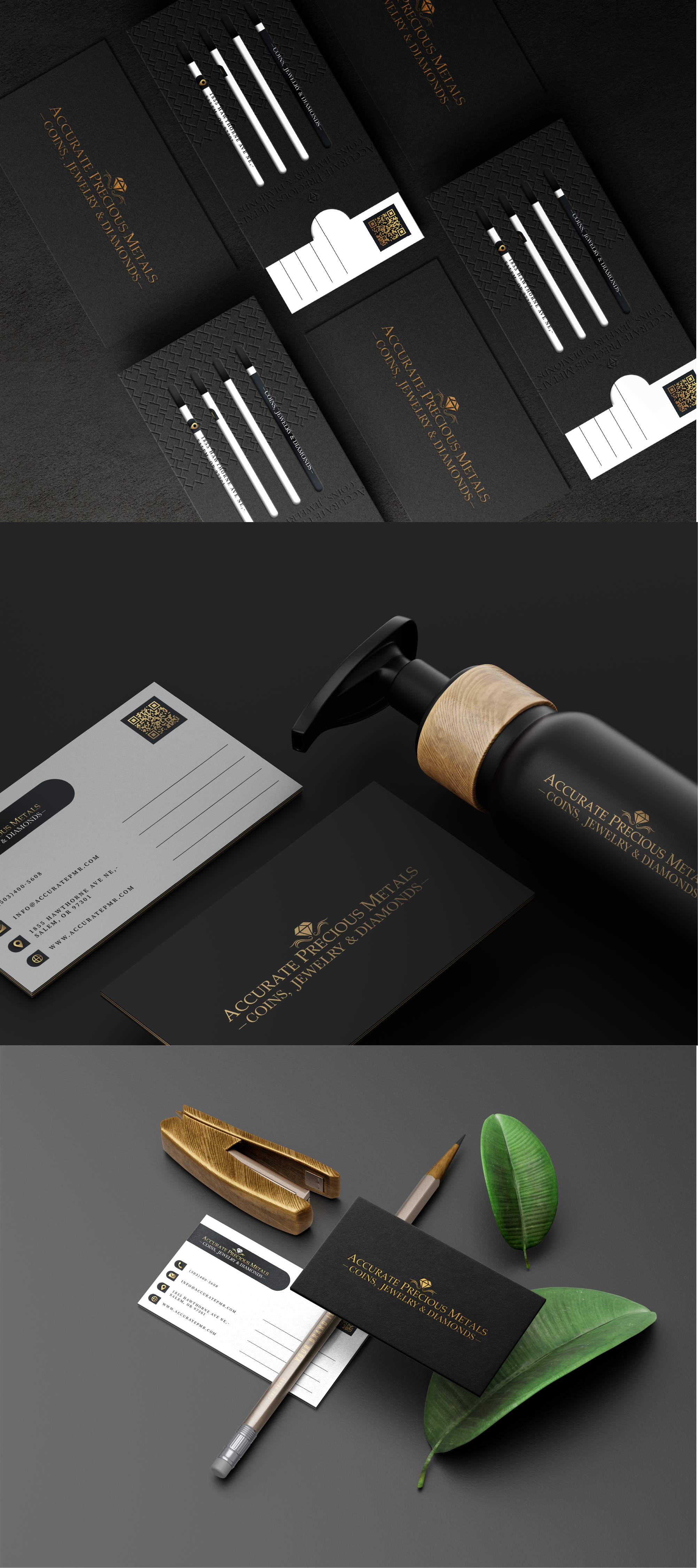 Visitenkarten-Design von Grapismo Brand Studio für Accurate Precous Metals Refineries | Design #28495358
