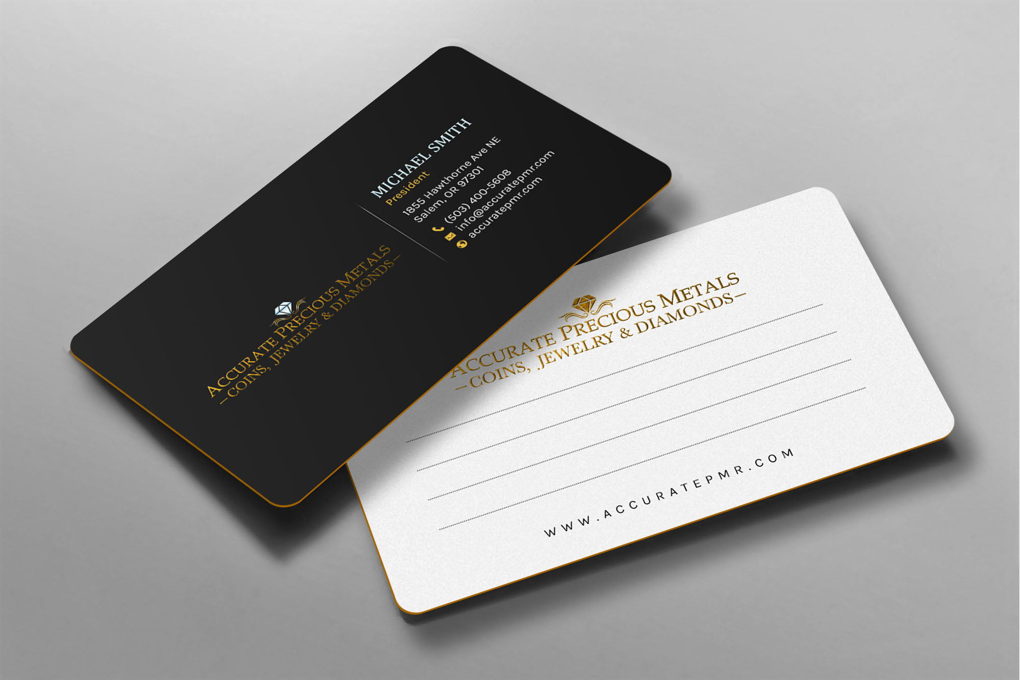Design de Carte de Visite par chandrayaan.creative pour Accurate Precous Metals Refineries | Design #28468992