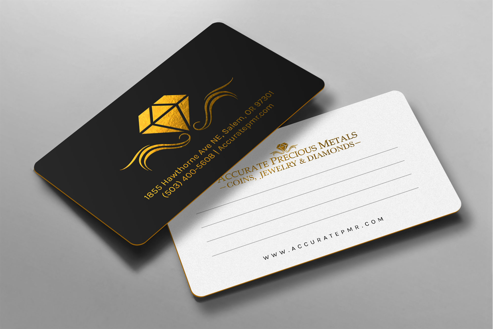 Design de Carte de Visite par chandrayaan.creative pour Accurate Precous Metals Refineries | Design #28468994