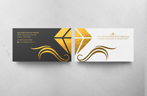 Visitenkarten-Design von chandrayaan.creative für Accurate Precous Metals Refineries | Design: #28469001