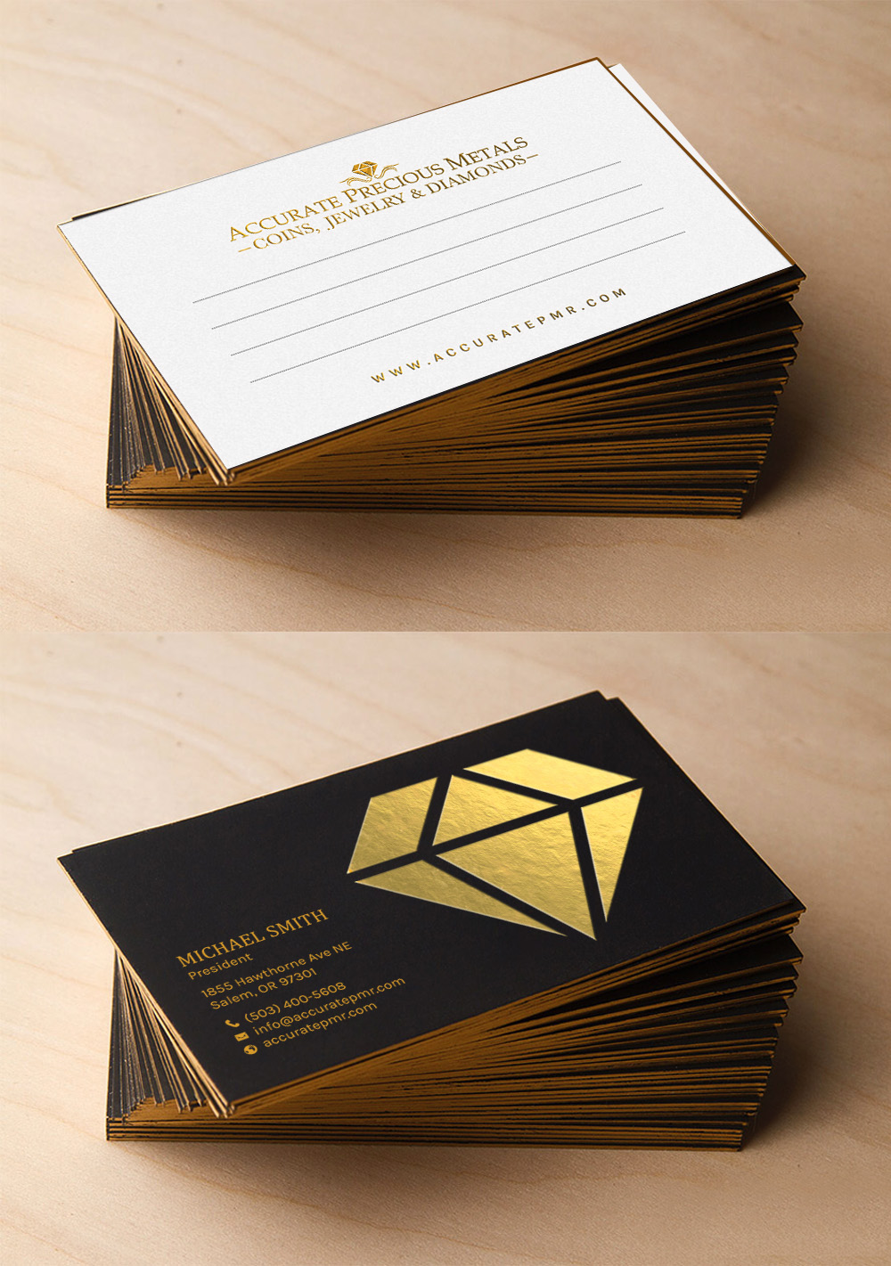 Business Card Design by chandrayaan.creative for Accurate Precous Metals Refineries | Design #28469531