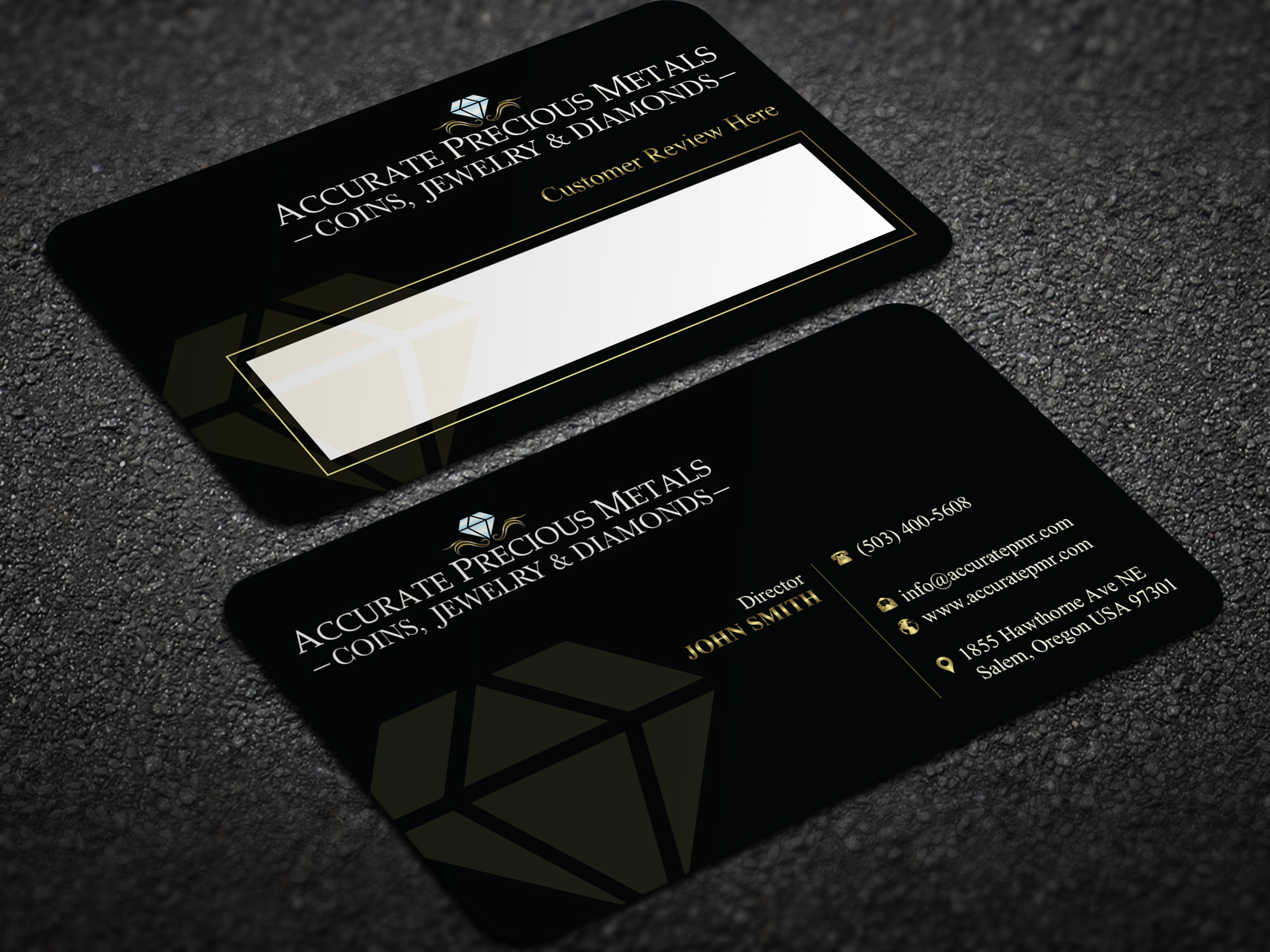 Diseño de Tarjeta de Presentación por Magic of Art para Accurate Precous Metals Refineries | Diseño #28470173
