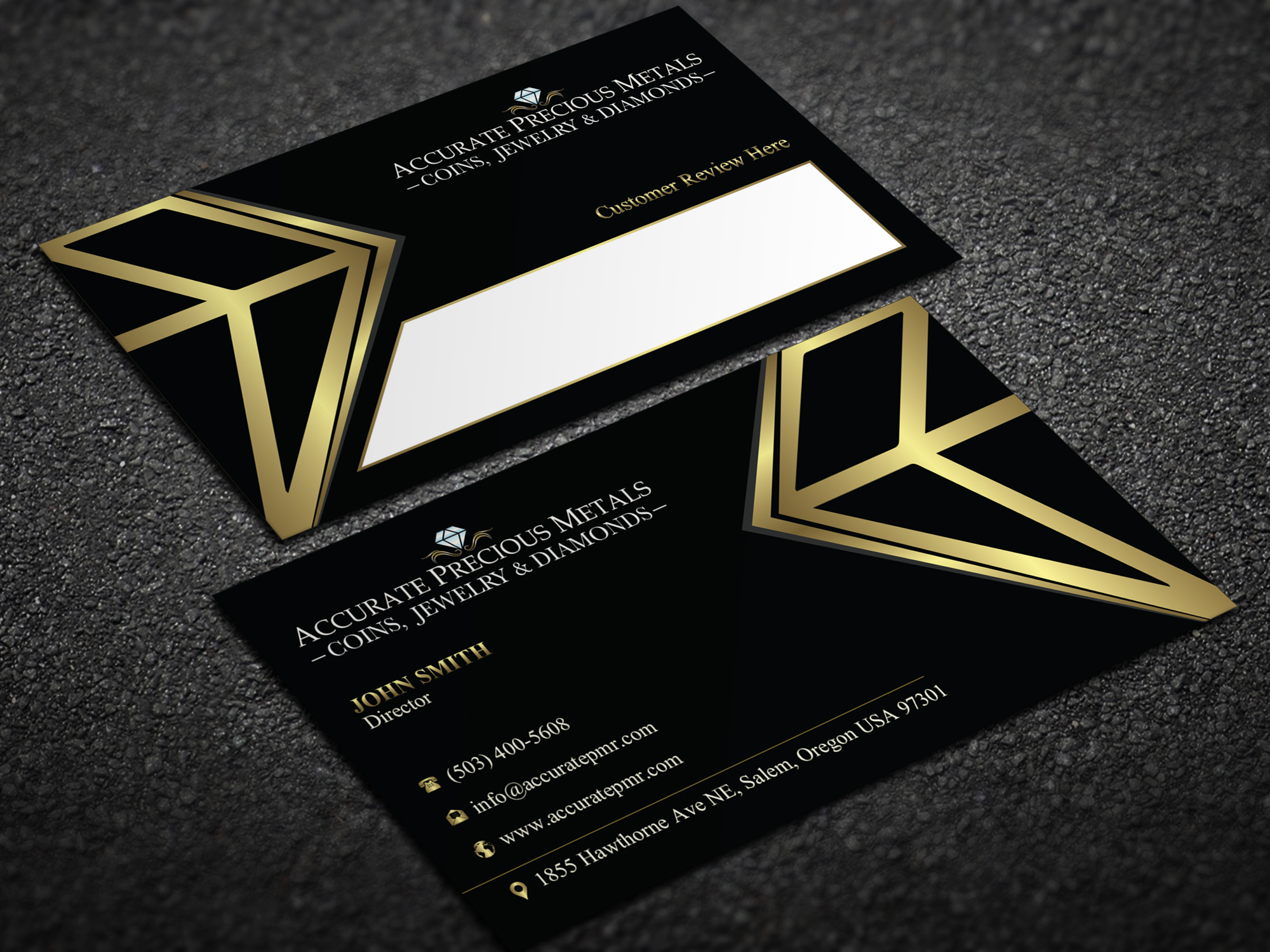 Diseño de Tarjeta de Presentación por Magic of Art para Accurate Precous Metals Refineries | Diseño #28470174