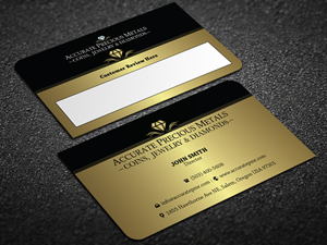 Business Card Design by Magic of Art for Accurate Precous Metals Refineries | Design: #28470175