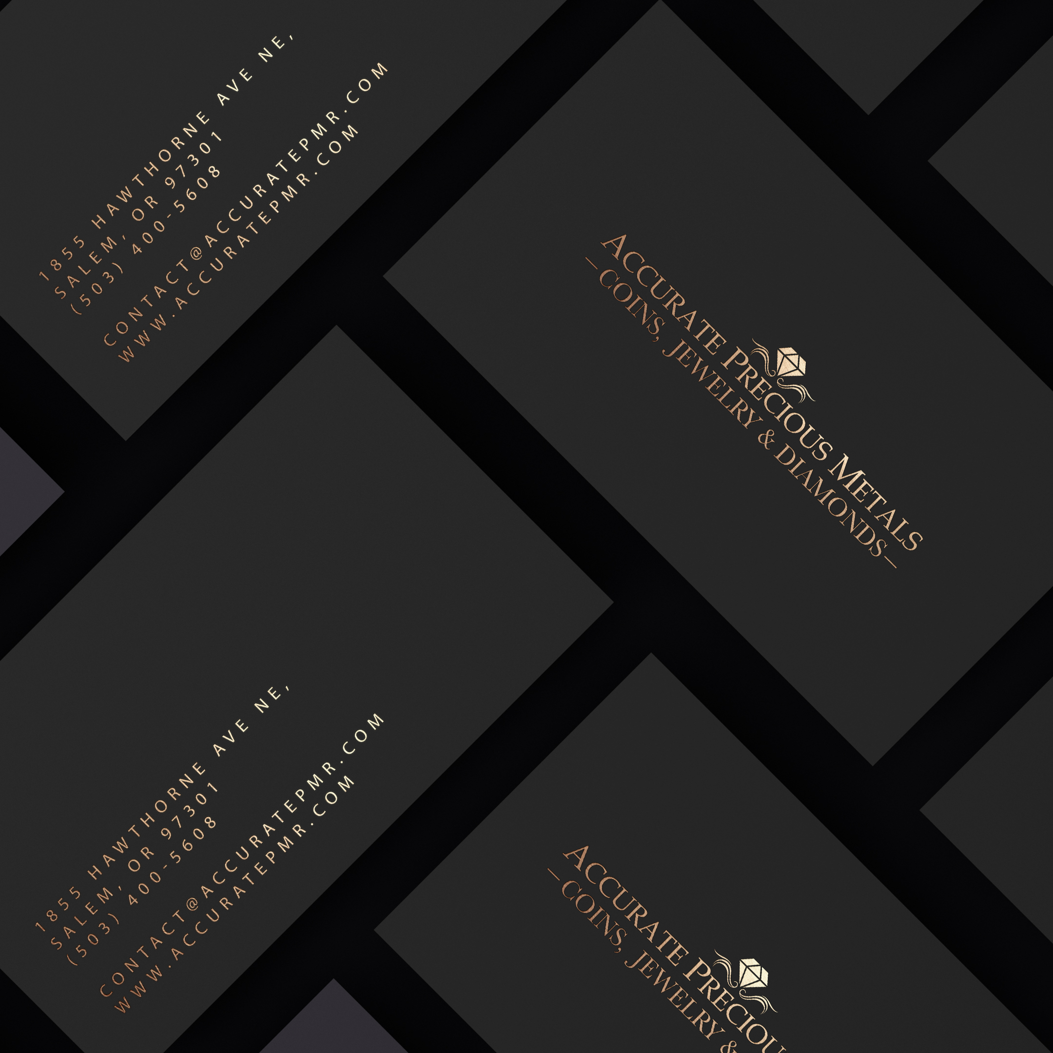 Diseño de Tarjeta de Presentación por vigie para Accurate Precous Metals Refineries | Diseño #28486644