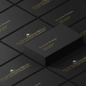 Visitenkarten-Design von vigie für Accurate Precous Metals Refineries | Design: #28486645