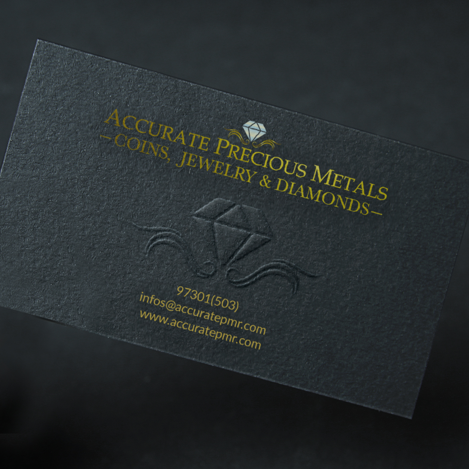 Business Card Design by vigie for Accurate Precous Metals Refineries | Design #28486912
