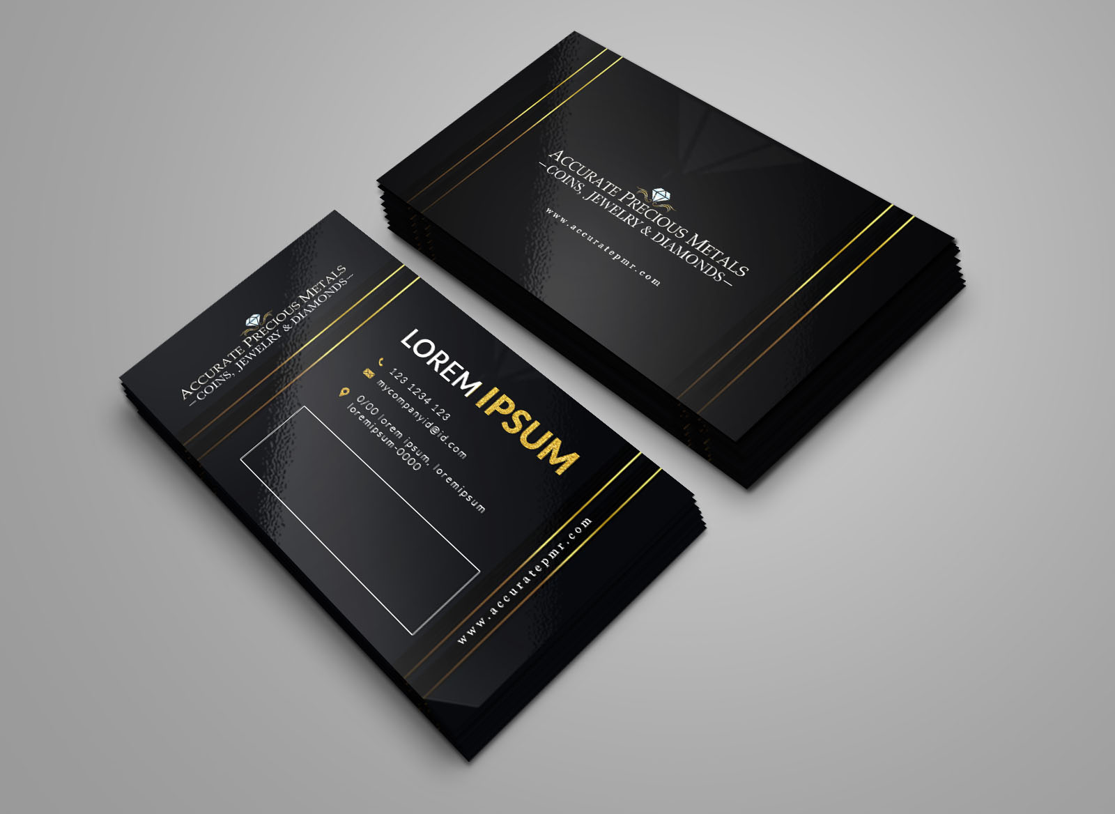 Business Card Design by n214008 for Accurate Precous Metals Refineries | Design #28475051
