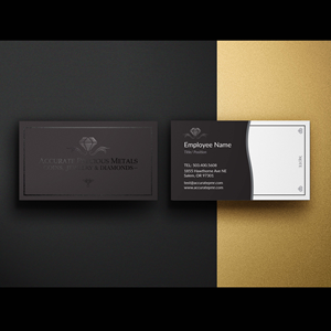 Diseño de Tarjeta de Presentación por b06391 para Accurate Precous Metals Refineries | Diseño: #28518645