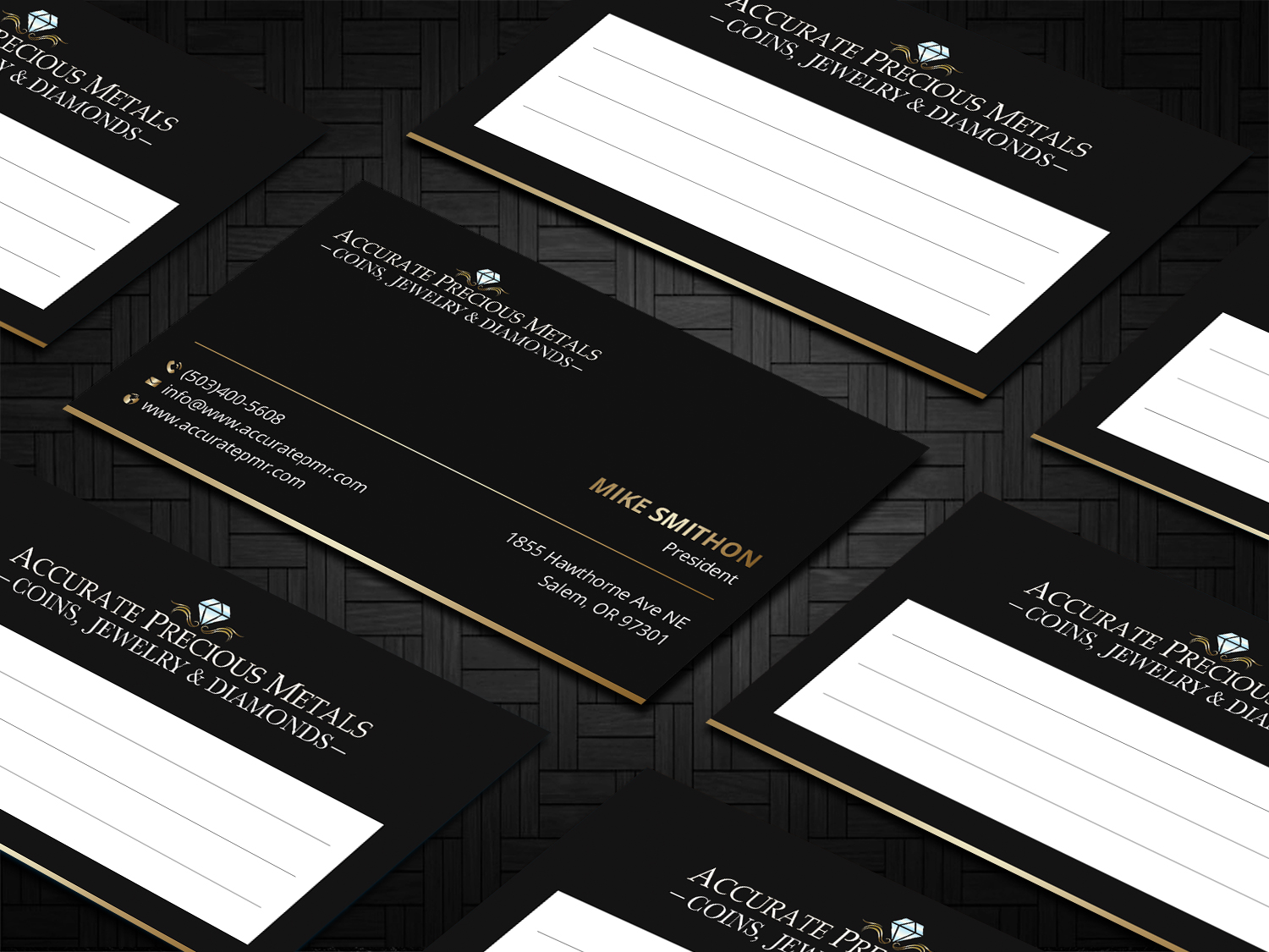 Business Card Design by DesignShout for Accurate Precous Metals Refineries | Design #28482323