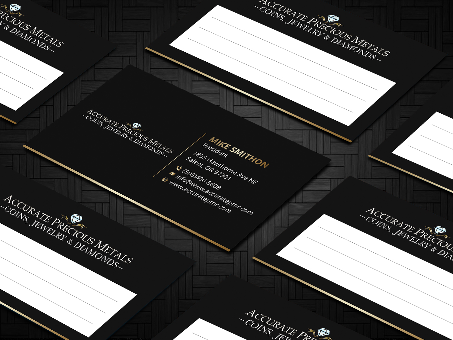 Business Card Design by DesignShout for Accurate Precous Metals Refineries | Design #28482442