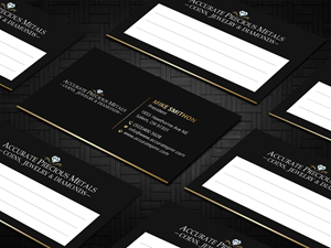 Business Card Design by DesignShout for Accurate Precous Metals Refineries | Design: #28482442