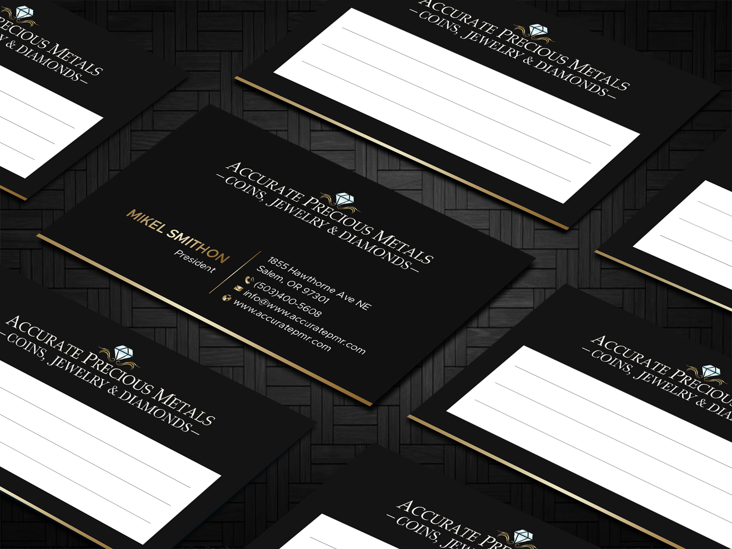 Business Card Design by DesignShout for Accurate Precous Metals Refineries | Design #28482443