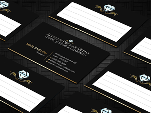 Business Card Design by DesignShout for Accurate Precous Metals Refineries | Design: #28482444