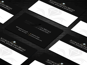 Business Card Design by DesignShout for Accurate Precous Metals Refineries | Design: #28492253