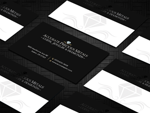 Business Card Design by DesignShout for Accurate Precous Metals Refineries | Design: #28492254