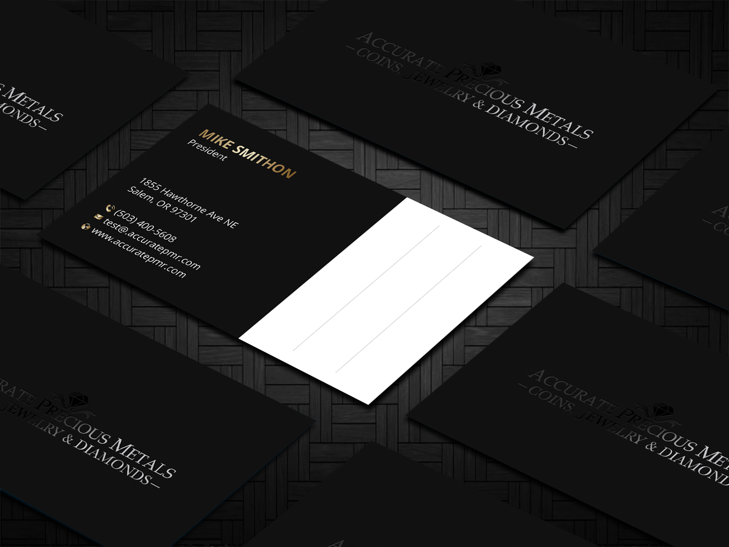 Business Card Design by DesignShout for Accurate Precous Metals Refineries | Design #28506754
