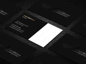 Business Card Design by DesignShout for Accurate Precous Metals Refineries | Design: #28506754