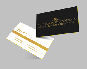 Business Card Design by Isu-D for Accurate Precous Metals Refineries | Design: #28472289