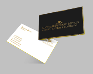Visitenkarten-Design von Isu-D für Accurate Precous Metals Refineries | Design: #28472290