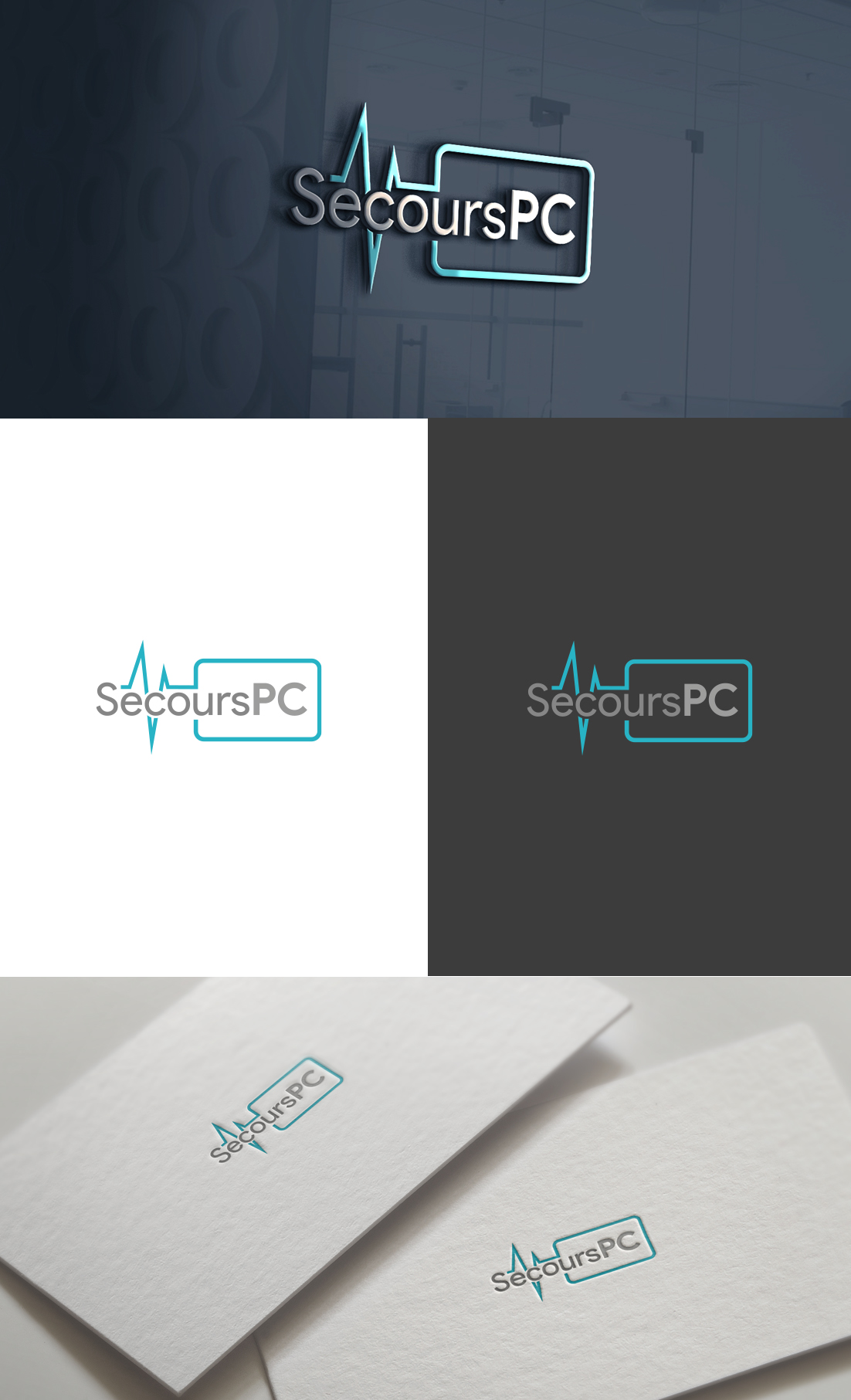 Logo Design by GLDesigns for SECOURS-PC | Design #28472595